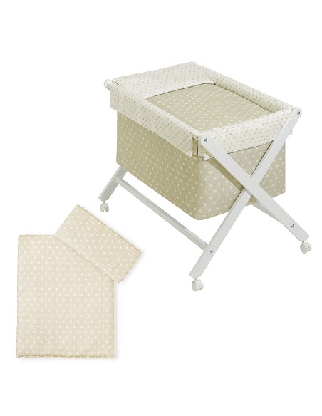 Minicuna +Textil  Mod Star Beig