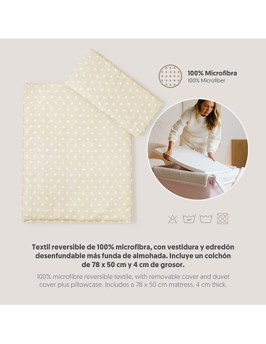 Minicuna +Textil  Mod Star Beig