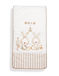 Coord 3 Pcs Bolsa Mod Conejito Baby Beig