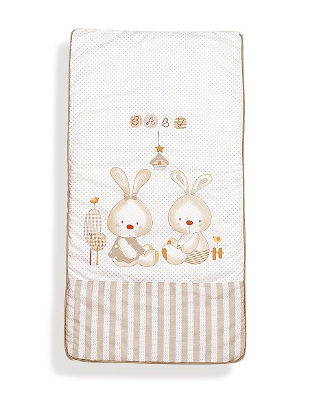 Coord 3 Pcs Bolsa Mod Conejito Baby Beig