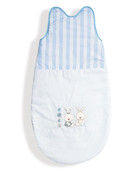 Nana 90 Cms Mod Conejito Baby Azul