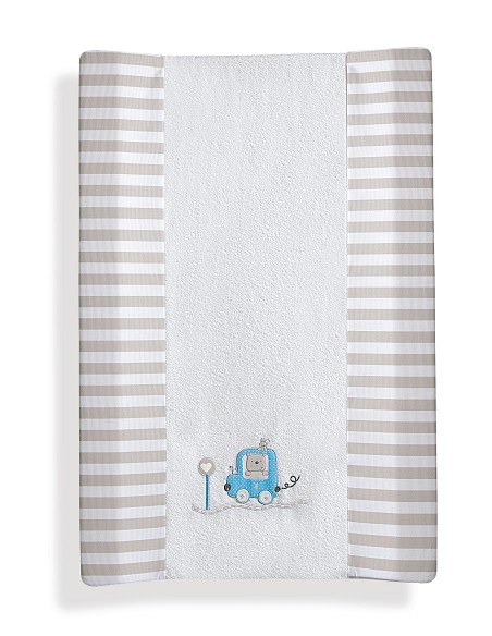 Cubrebañeras con Esponja Mod  Coche Azul