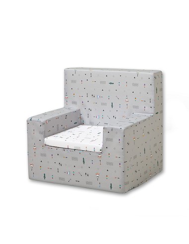 Sillon Mod Tipi Oso Gris