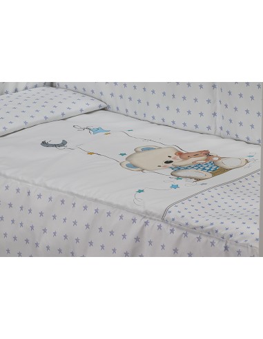 Coordinado 3 Pcs Mod Columpio Desenfundable Azul