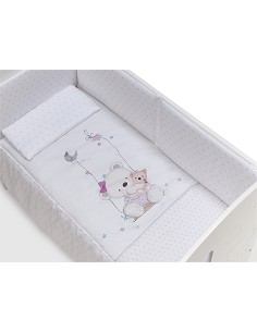 Coordinado 3 Pcs Mod Columpio Desenfundable Rosa