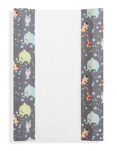 Cubrebañeras con Esponja Mod  Jungla Gris