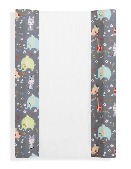 Cubrebañeras con Esponja Mod  Jungla Gris