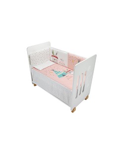 Coordinado 3 Pcs Mod Tipi Oso Rosa