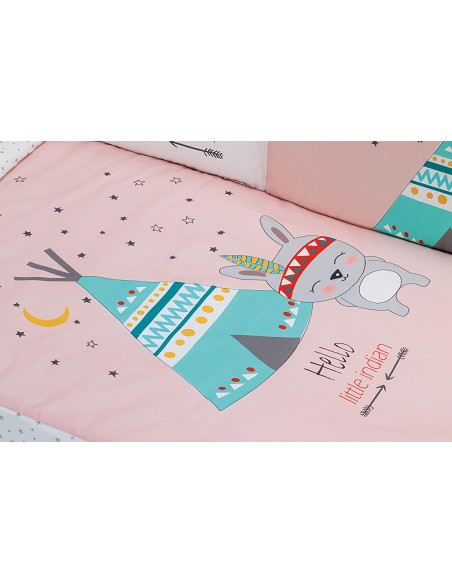 Coordinado 3 Pcs Mod Tipi Oso Rosa