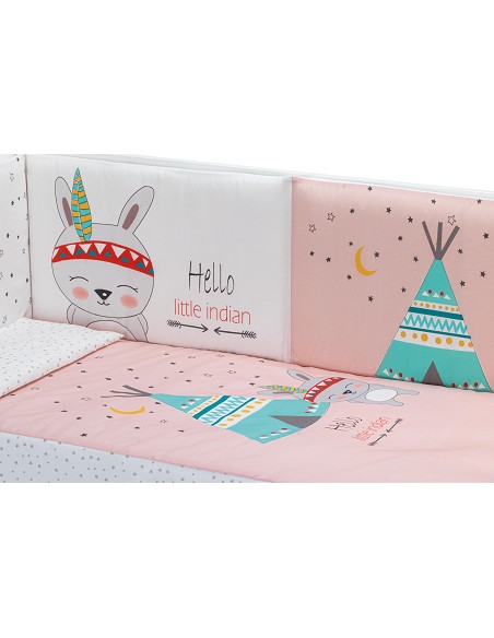 Coordinado 3 Pcs Mod Tipi Oso Rosa