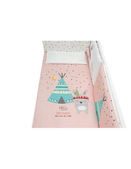 Coordinado 3 Pcs Mod Tipi Oso Rosa