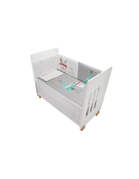 Coordinado 3 Pcs Mod Tipi Oso Gris