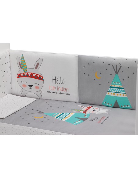 Coordinado 3 Pcs Mod Tipi Oso Gris