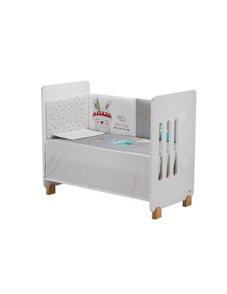 Coordinado 3 Pcs Mod Tipi Oso Gris