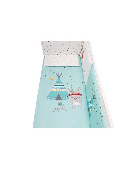 Coordinado 3 Pcs Mod Tipi Oso Menta