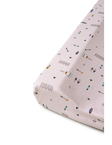 Funda Cambiador Punto Mod Tipi Oso Rosa