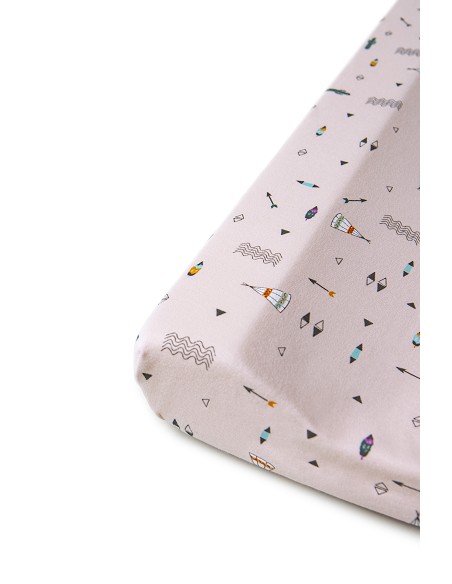 Funda Cambiador Punto Mod Tipi Oso Rosa