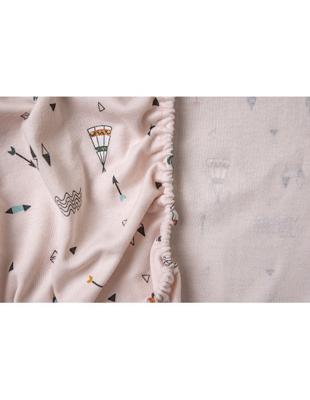 Funda Cambiador Punto Mod Tipi Oso Rosa