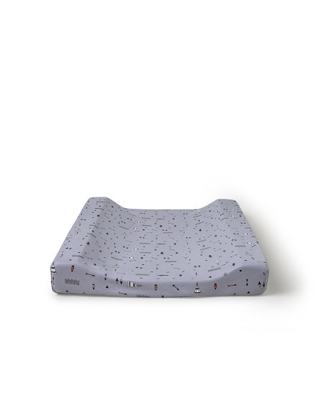 Funda Cambiador Punto Mod Tipi Oso Gris