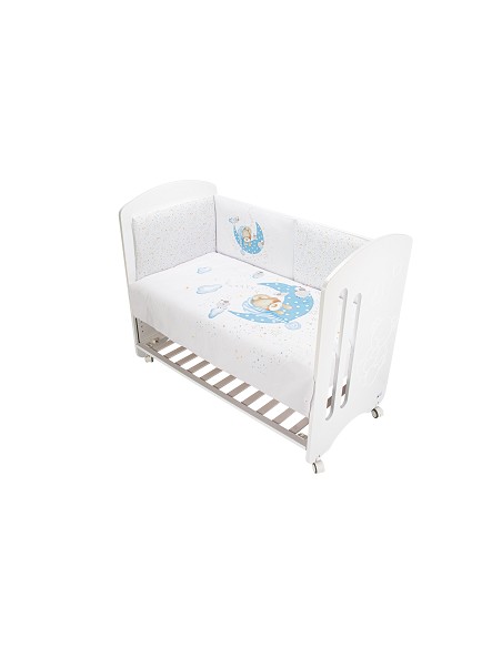 Set 2 Pcs Desenfundable F. Nordica Mod Bear Sleeping Azul