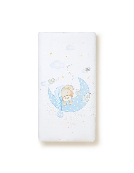 Set 2 Pcs Desenfundable F. Nordica Mod Bear Sleeping Azul