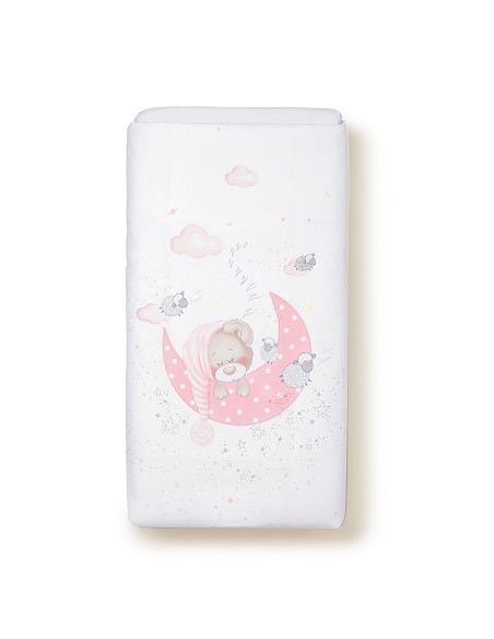 Set 2 Pcs Desenfundable F. Nordica Mod Bear Sleeping Rosa