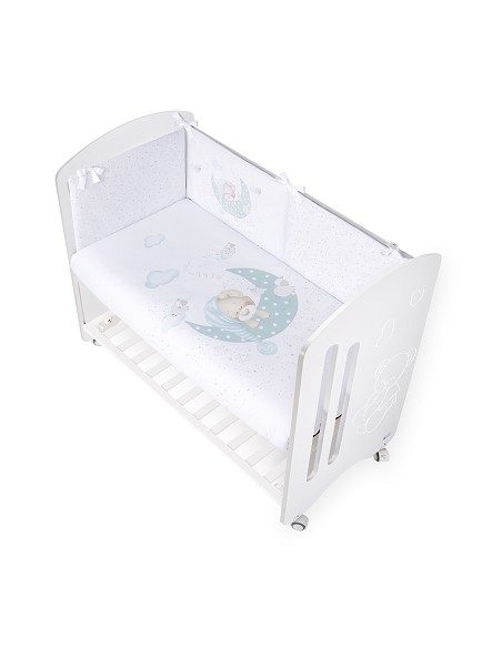 Set 2 Pcs Desenfundable F. Nordica Mod Bear Sleeping Bco/Verde