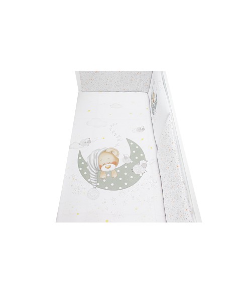 Set 2 Pcs Desenfundable F. Nordica Mod Bear Sleeping Gris