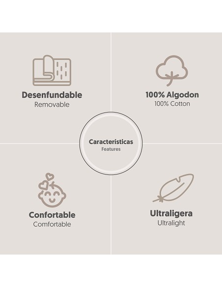 Minicuna+Textil Bco Mod Elefante Rosa