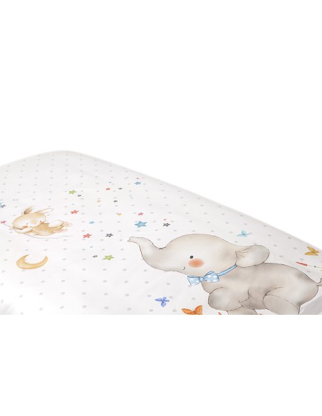 Set 2 Pcs Desenfundable F. Nordica Mod Elefante Azul