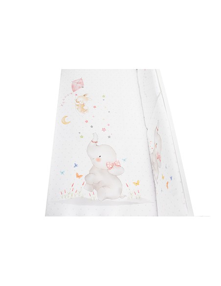 Set 2 Pcs Desenfundable F. Nordica Mod Elefante Rosa