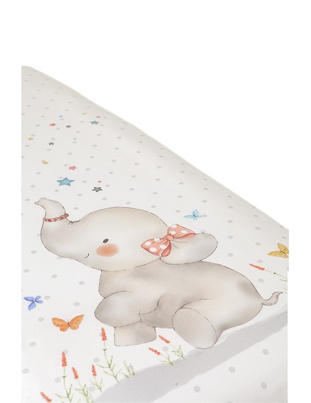 Set 2 Pcs Desenfundable F. Nordica Mod Elefante Rosa