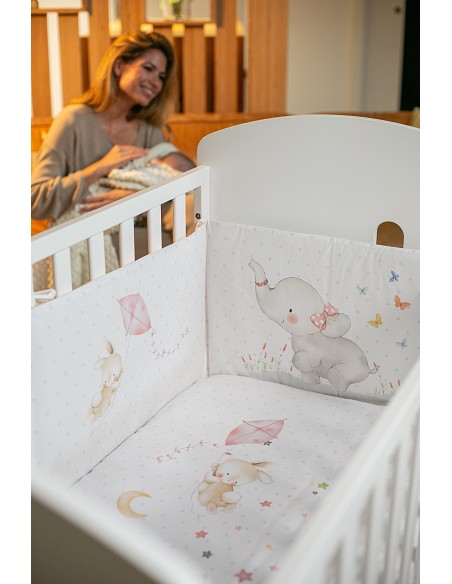 Set 2 Pcs Desenfundable F. Nordica Mod Elefante Rosa