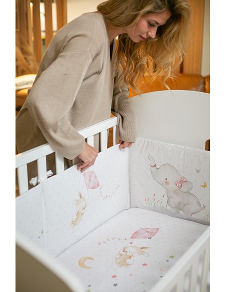 Set 2 Pcs Desenfundable F. Nordica Mod Elefante Rosa