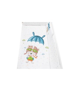 Set 2 Pcs Desenfundable F. Nordica Mod Paracaidista Azul