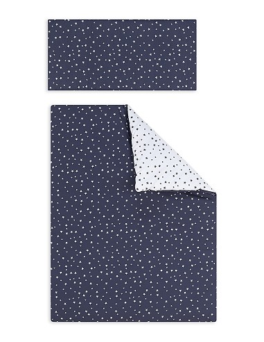 Minicuna Tijera+Textil Mod Universo Marino