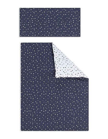 Minicuna Tijera+Textil Mod Universo Marino