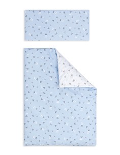 Minicuna Tijera+Textil Mod Corona Azul 2