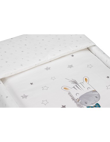 Minicuna+Textil Bco Mod Animales