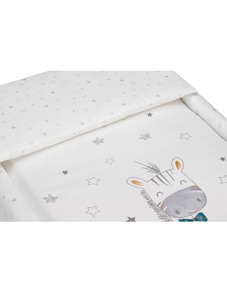 Minicuna+Textil Bco Mod Animales