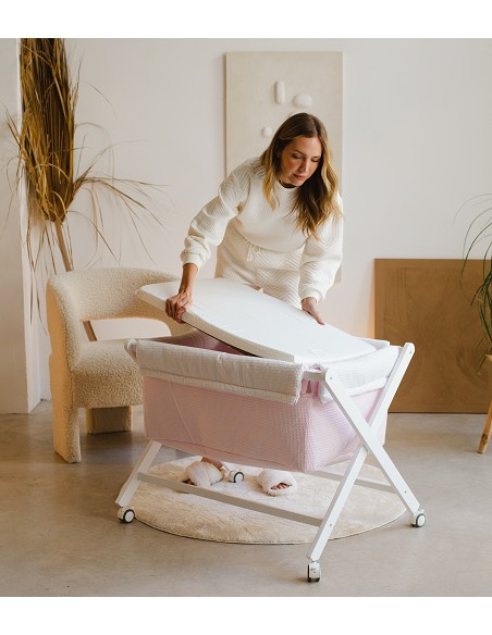 Minicuna+Textil Bco Mod Animales