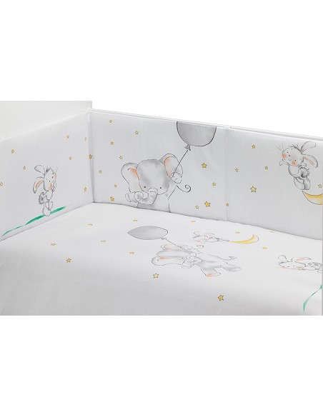 Set 2 Pcs Desenfundable F. Nordica Mod Elefante Globo Gris