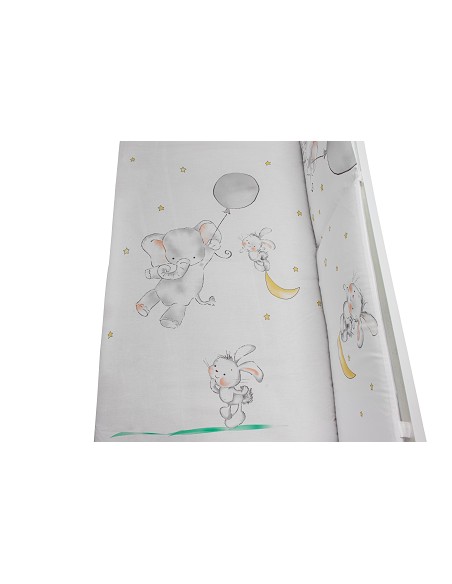 Set 2 Pcs Desenfundable F. Nordica Mod Elefante Globo Gris