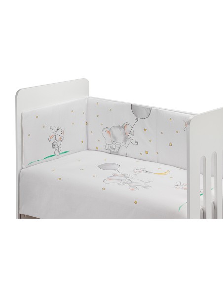 Set 2 Pcs Desenfundable F. Nordica Mod Elefante Globo Gris