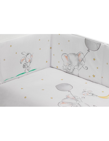 Set 2 Pcs Desenfundable F. Nordica Mod Elefante Globo Gris