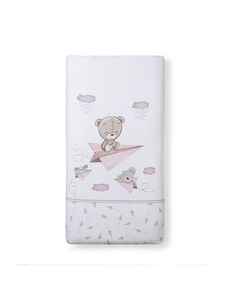 Set 2 Pcs Desenfundable F. Nordica Mod Paper Plain Rosa