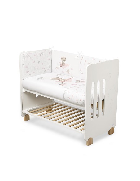 Set 2 Pcs Desenfundable F. Nordica Mod Paper Plain Rosa