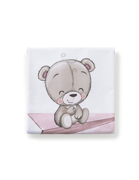 Set 2 Pcs Desenfundable F. Nordica Mod Paper Plain Rosa