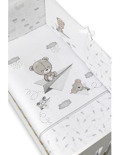 Set 2 Pcs Desenfundable F. Nordica Mod Paper Plain Gris