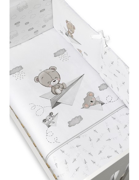 Set 2 Pcs Desenfundable F. Nordica Mod Paper Plain Gris